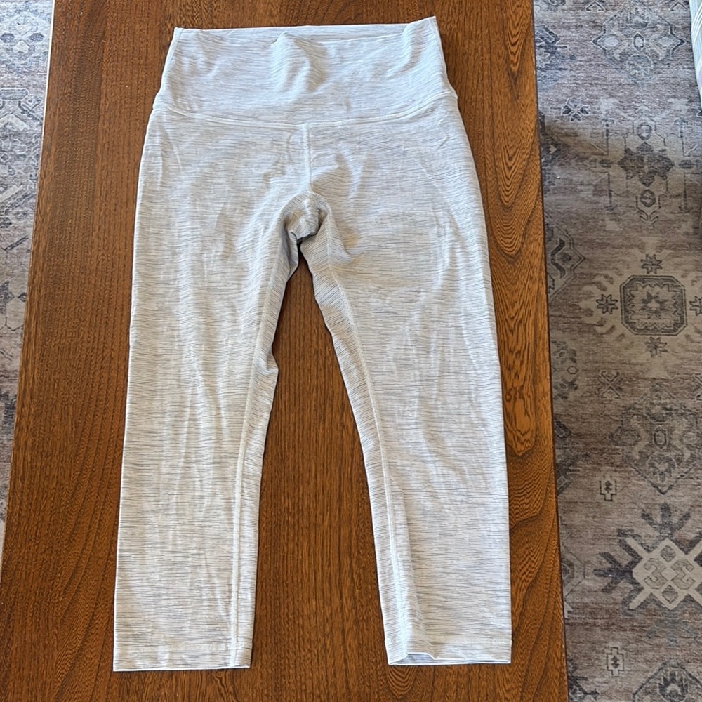 lululemon athletica Light Gray Leggings